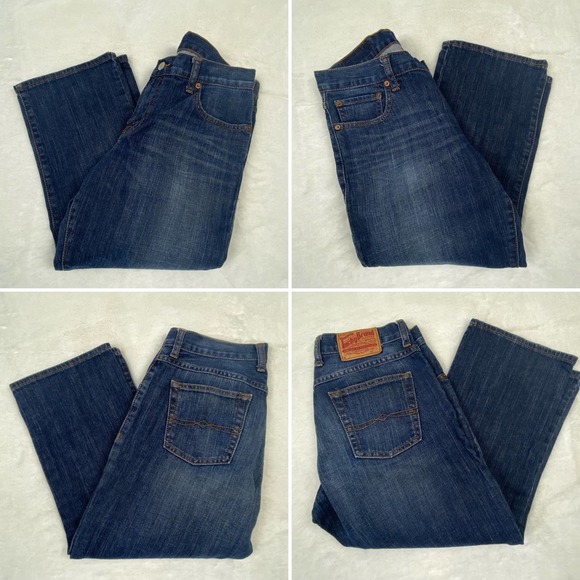 Lucky Brand Classic Fit Straight Crop Jeans - Picture 3 of 9